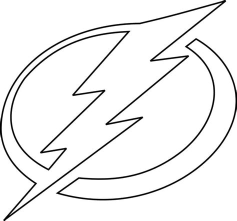 Tampa Bay Lightning Logo coloring page - Download, Print or Color ...