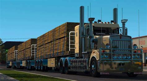 TSA OPENDECK TRAILER 1.35.x MOD - ATS Mod | American Truck Simulator Mod