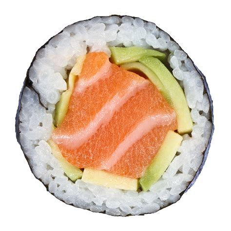 Salmon and Avocado Sushi Roll | Calories in Your Sushi Train Menu | POPSUGAR Fitness Australia