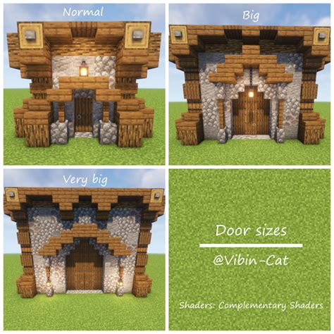 Minecraft doorway designs