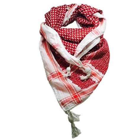 Original Palestinian Red Keffiyeh Shemagh Scarf Arab Fashion Shawl Wrap Jordan Jordanian Model ...