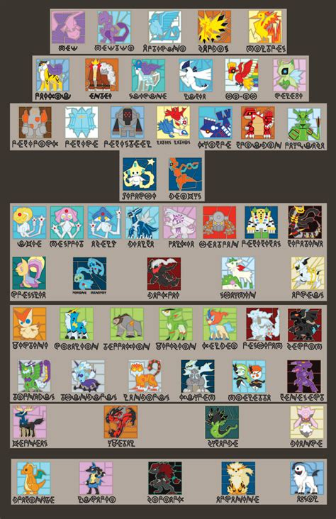 Legendary Pokemon Poster by the-pirate-heart on DeviantArt