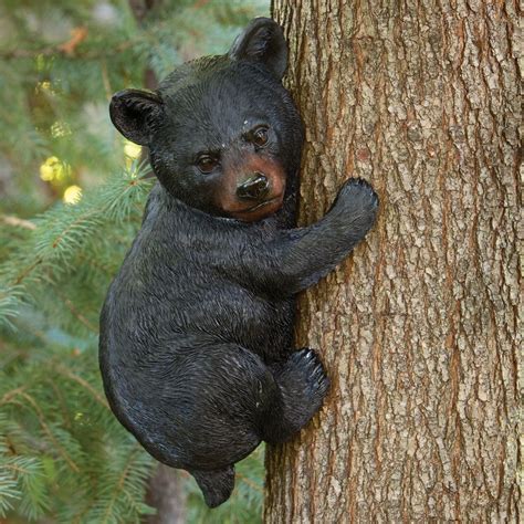 Bear Cub Up a Tree Animal Tree Hugger | Bits and Pieces