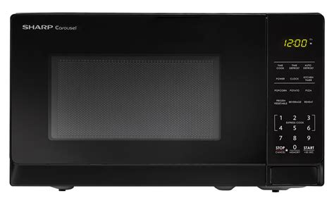 SMC0710BB 0.7 Cu Ft Black Carousel Microwave - SHARP