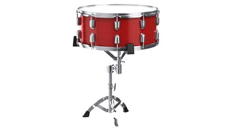 Red Snare Drum 3D model - TurboSquid 1809534