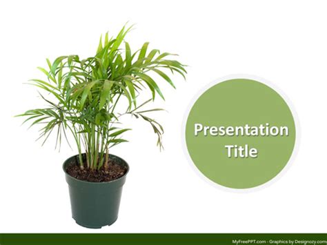 Free Green Plant PowerPoint Template - Download Free PowerPoint PPT