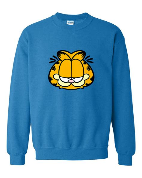 garfield head sweatshirt