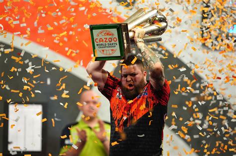 Michael Smith throws nine-darter to win first World Championship after ...