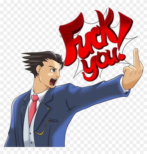 Ace Attorney Man Cartoon Male Fictional Character Boy - Phoenix Wright Objection Meme - Free ...