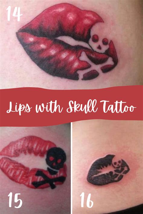 73 Flirty Lips Tattoo Designs - TattooGlee | Red lips tattoo, Kiss lip ...