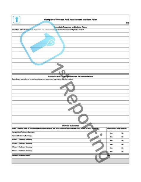 Workplace Harassment Incident Form (Free, And Easy To Use)