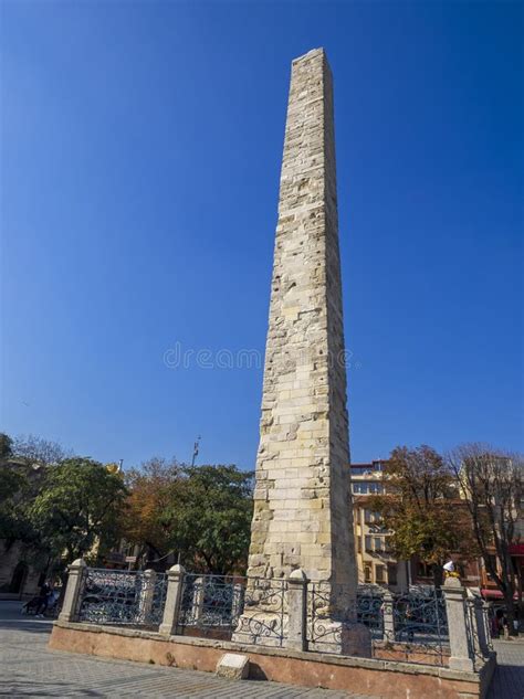 Obelisk in the Hippodrome of Constantinople, Istanbul, Turkey Stock ...