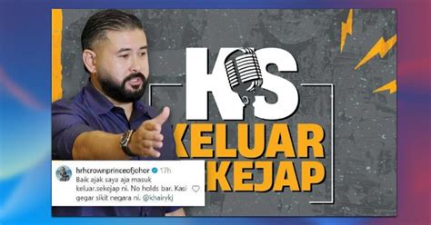 TMJ berminat jadi tetamu ‘Keluar Sekejap’ KJ, Shahril | BULETIN TV3 ...