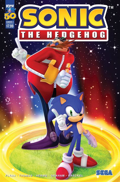 SONIC THE HEDGEHOG #50 COVER E NIBROC