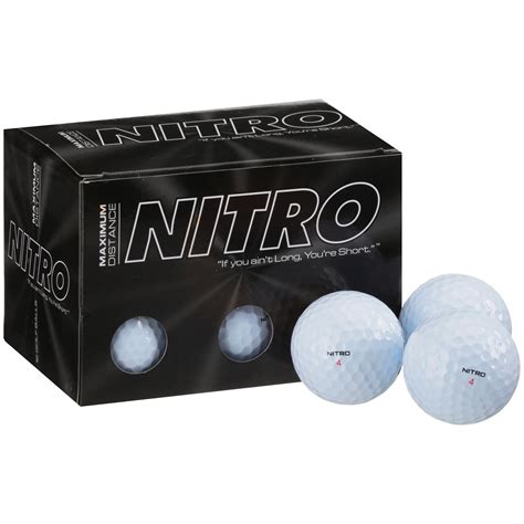 Nitro Golf Maximum Golf Balls, 12 Pack - Walmart.com