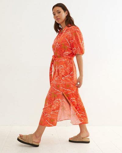 Orange Oliver Bonas Dresses for Women | Lyst