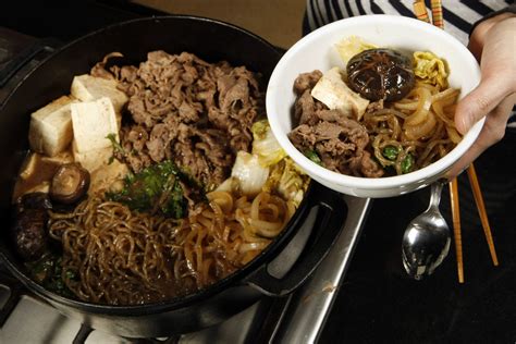 Chef Masa Takayama's recipe for sukiyaki