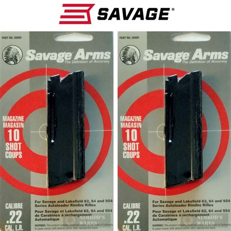 2-Pack SAVAGE ARMS 60 Series 22LR 10Rd Magazine 30005 - Nimrod's Wares