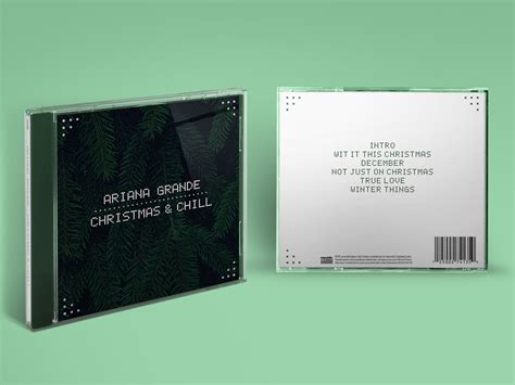 Ariana Grande - Christmas and Chill CD Package Design :: Behance