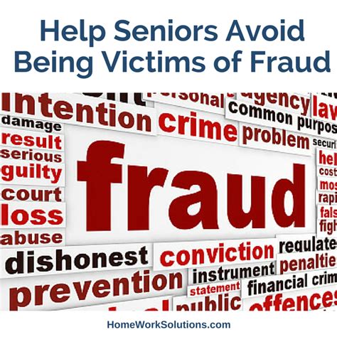 Helping Seniors Avoid Being Victims of Fraud