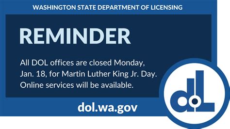 All DOL offices... - Washington State Department of Licensing