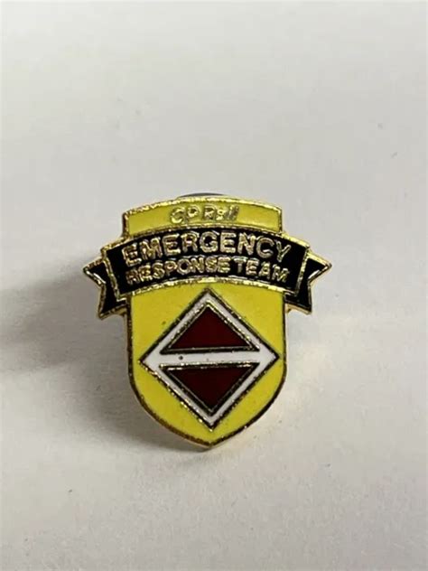 CP RAIL EMERGENCY Response Team Canadian Pacific Railway Lapel Hat Pin **READ $4.55 - PicClick