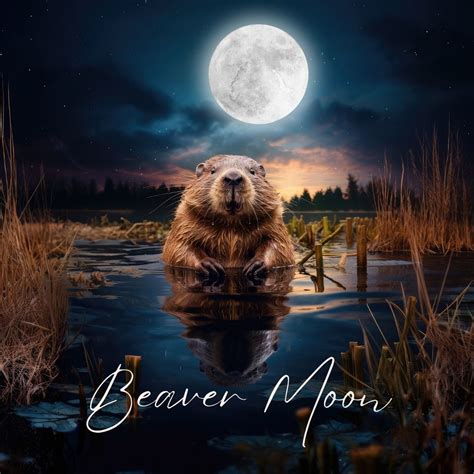 Under the Glow of the Curious Beaver Moon 🦫🌝 - The Mystical Moon Online Store