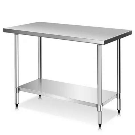 Silver Polished Stainless Steel Tables, For Hotel at Rs 1000 in Kolkata