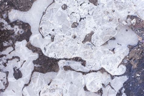 Texture of Broken Ice on Asphalt Stock Image - Image of blue, broken ...