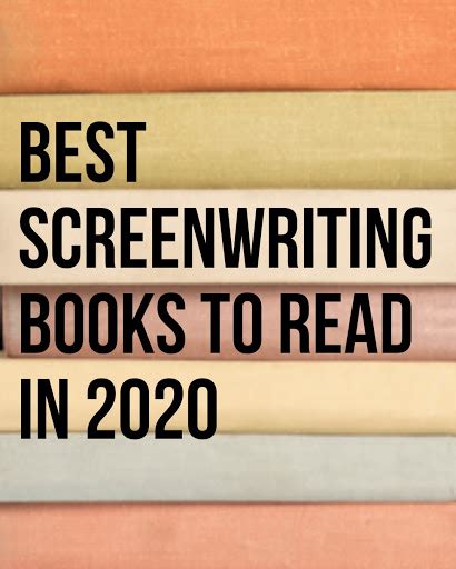 Screenwriting books to read 2020