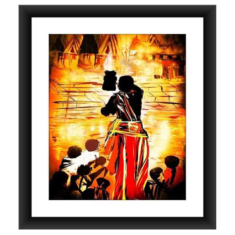 Banaras Ghat Ganga Aarti - SHSWorks Online Art Gallery