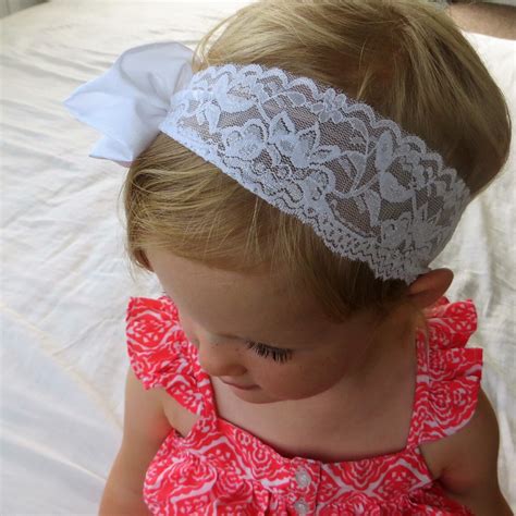 White Bow Headband Big Bow Headband Large Bow Headband | Etsy