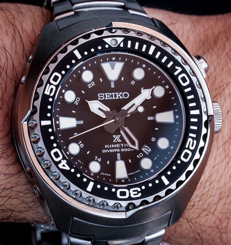 Seiko Prospex Kinetic GMT Diver's 200m Watch Hands-On | aBlogtoWatch