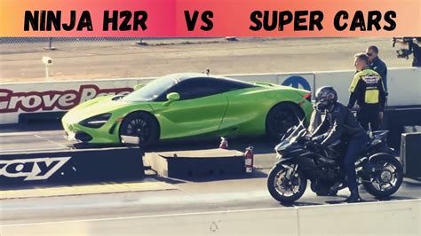 Ninja H2R VS Bugatti Veyron | Ultimate Races of Ninja H2R - YouTube