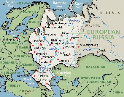 European Russia climate: average weather, temperature, rain - Climates ...