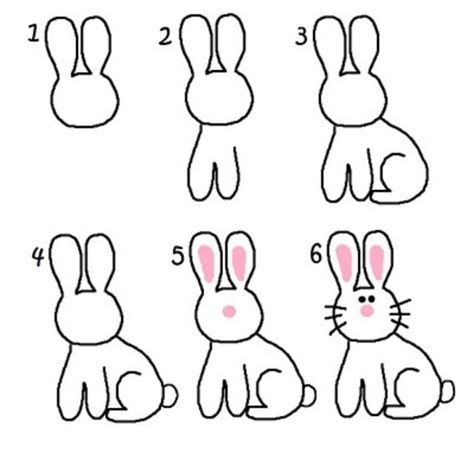 How to draw a cute bunny | Çizim, Resim, Çizimler