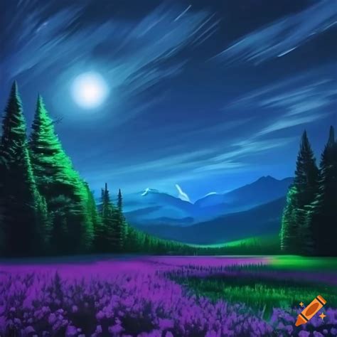 Night landscape