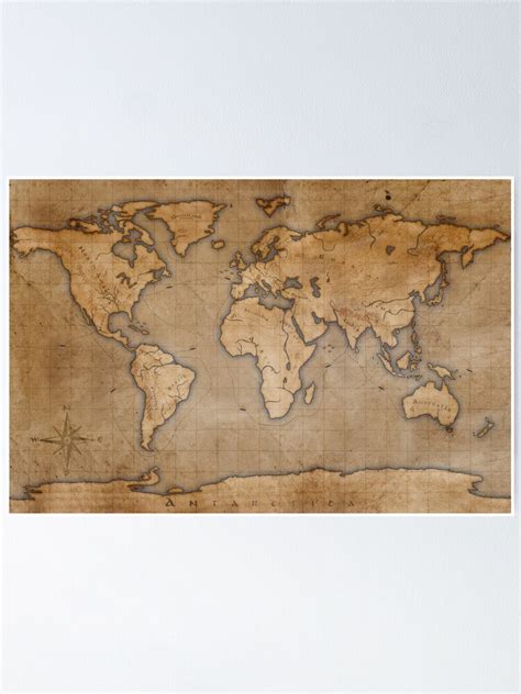 "Ancient World Map" Poster for Sale by alastairmcneill | Redbubble