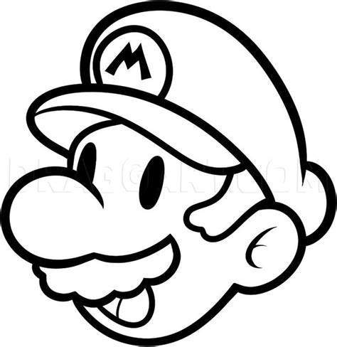 How To Draw Mario Easy, Step by Step, Drawing Guide, by Dawn | Super ...