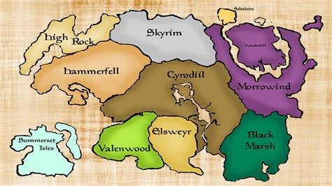 Tamriel Map Wallpaper (55+ images)