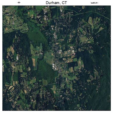 Aerial Photography Map of Durham, CT Connecticut