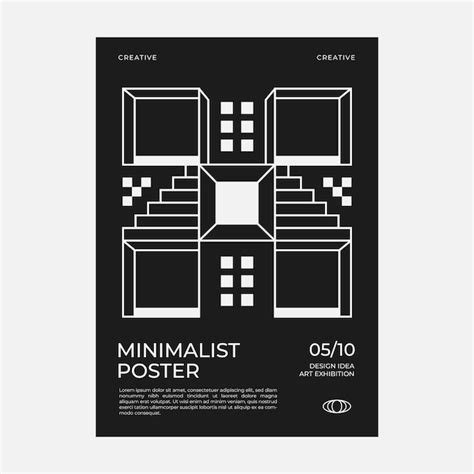 Premium Vector | Minimalist architecture poster art print template