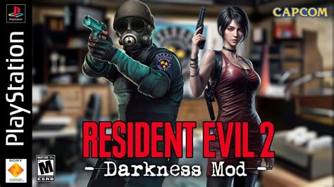 Resident Evil 2 Darkness mod [PS1] Full Gameplay - YouTube