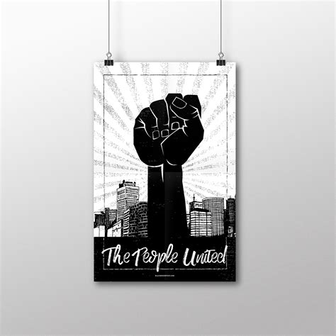 People United 11X17 Poster - Blackbird Revolt