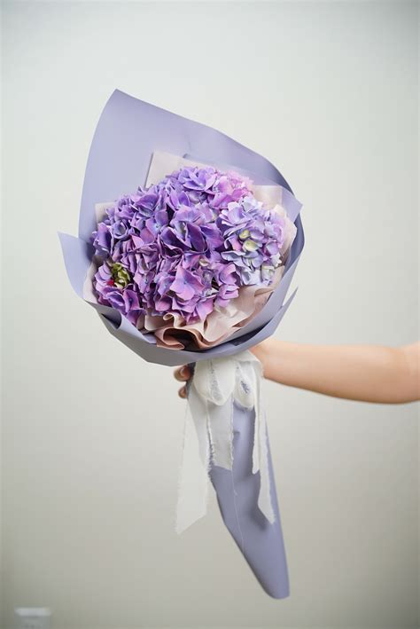 Purple Hydrangea Bouquet in Vacaville, CA | SF Floral