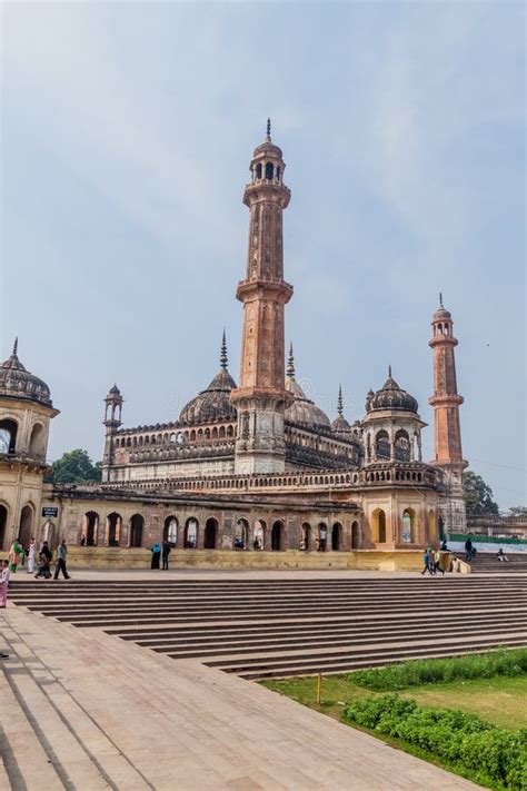 LUCKNOW, INDIA - FEBRUARY 3, 2017: Asfi Mosque at Bara Imambara in Lucknow, Uttar Pradesh State ...