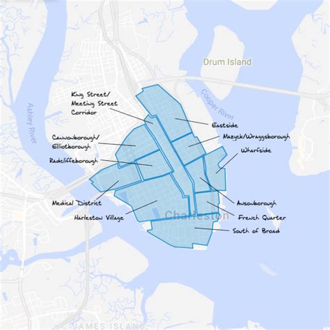 Charleston Historic District Map