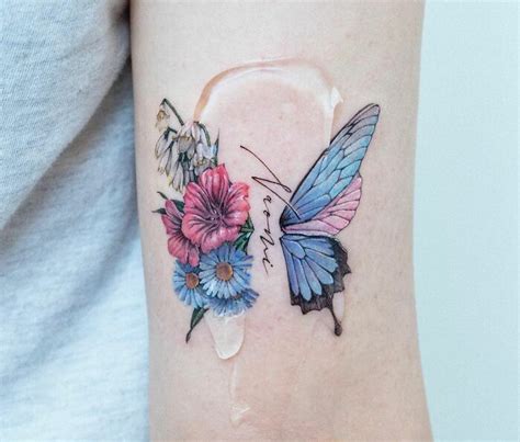 84 Butterfly Tattoos That Are As Colorful And Fun As The Real Thing ...