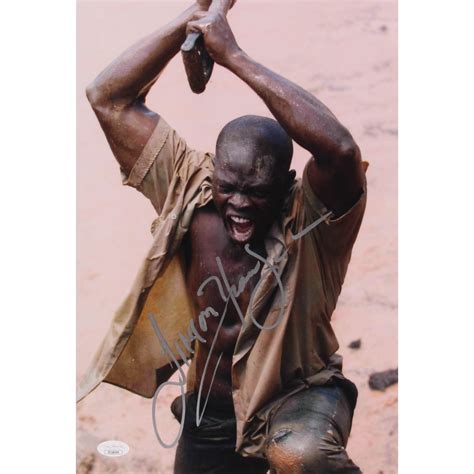 Djimon Hounsou Signed "Blood Diamond" 10x15 Photo (JSA COA) | Pristine ...