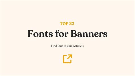 23 Fonts for Banners That Will Stand Out in Any Crowd